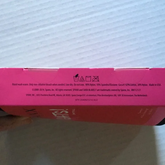 SPANX BLACK OPAQUE BELLY FIRMING & BUTT LIFTING TIGHTS. - Picture 5 of 7